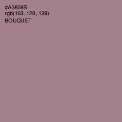 #A3808B - Bouquet Color Image