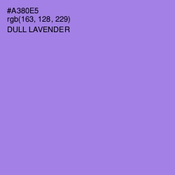 #A380E5 - Dull Lavender Color Image