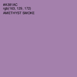 #A381AC - Amethyst Smoke Color Image