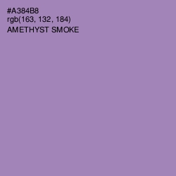 #A384B8 - Amethyst Smoke Color Image