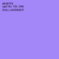 #A387F8 - Dull Lavender Color Image