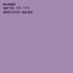 #A389B1 - Amethyst Smoke Color Image