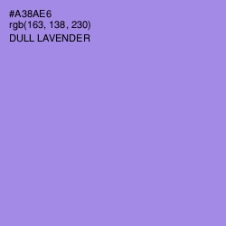 #A38AE6 - Dull Lavender Color Image