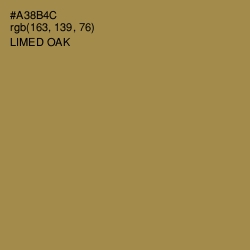 #A38B4C - Limed Oak Color Image