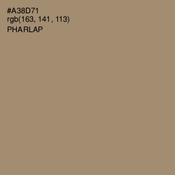 #A38D71 - Pharlap Color Image