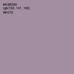 #A38DA0 - Amethyst Smoke Color Image