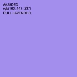 #A38DED - Dull Lavender Color Image