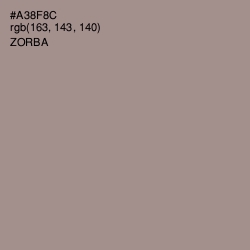#A38F8C - Zorba Color Image