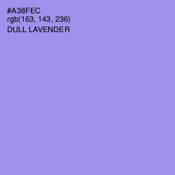 #A38FEC - Dull Lavender Color Image