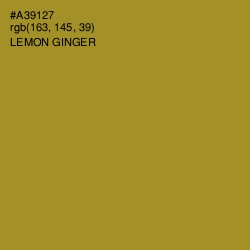 #A39127 - Lemon Ginger Color Image