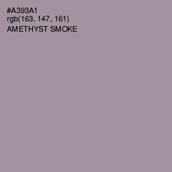 #A393A1 - Amethyst Smoke Color Image