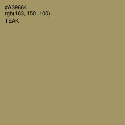#A39664 - Teak Color Image