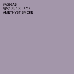 #A396AB - Amethyst Smoke Color Image
