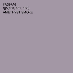 #A397A6 - Amethyst Smoke Color Image