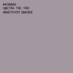 #A398A0 - Amethyst Smoke Color Image