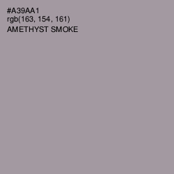 #A39AA1 - Amethyst Smoke Color Image