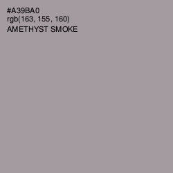 #A39BA0 - Amethyst Smoke Color Image