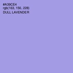 #A39CE4 - Dull Lavender Color Image