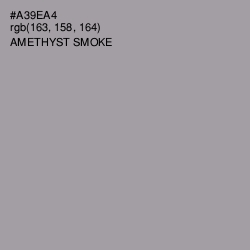 #A39EA4 - Amethyst Smoke Color Image