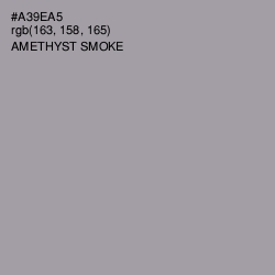 #A39EA5 - Amethyst Smoke Color Image