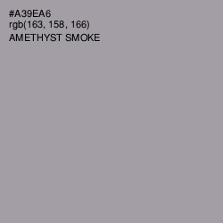#A39EA6 - Amethyst Smoke Color Image