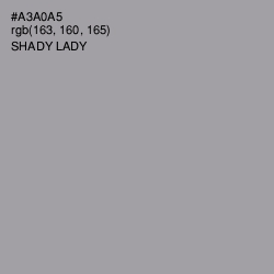 #A3A0A5 - Shady Lady Color Image