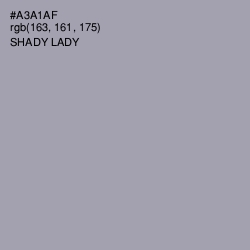 #A3A1AF - Shady Lady Color Image