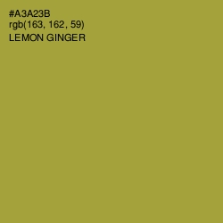 #A3A23B - Lemon Ginger Color Image