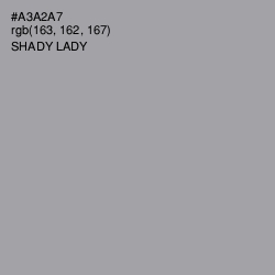 #A3A2A7 - Shady Lady Color Image