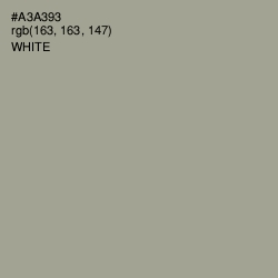 #A3A393 - Gray Olive Color Image