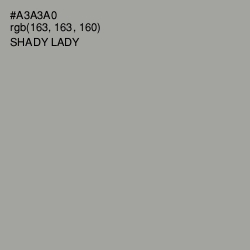 #A3A3A0 - Shady Lady Color Image