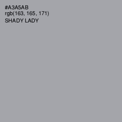 #A3A5AB - Shady Lady Color Image