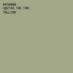 #A3A888 - Tallow Color Image