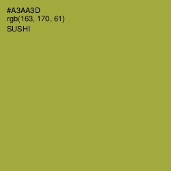 #A3AA3D - Sushi Color Image