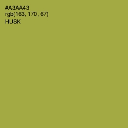 #A3AA43 - Husk Color Image