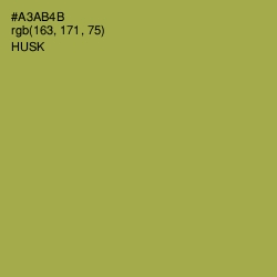 #A3AB4B - Husk Color Image