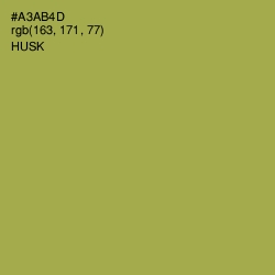 #A3AB4D - Husk Color Image