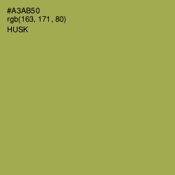 #A3AB50 - Husk Color Image