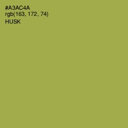 #A3AC4A - Husk Color Image