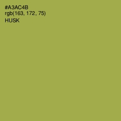 #A3AC4B - Husk Color Image