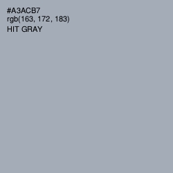 #A3ACB7 - Hit Gray Color Image