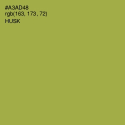 #A3AD48 - Husk Color Image