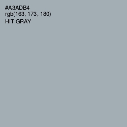 #A3ADB4 - Hit Gray Color Image
