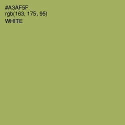 #A3AF5F - Olive Green Color Image