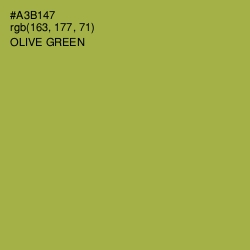 #A3B147 - Olive Green Color Image