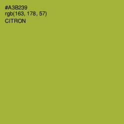 #A3B239 - Citron Color Image