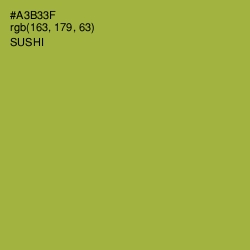 #A3B33F - Sushi Color Image