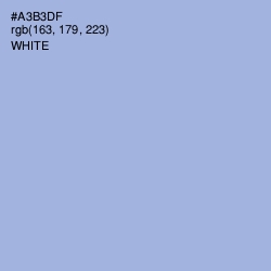 #A3B3DF - Pigeon Post Color Image