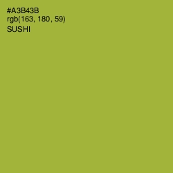 #A3B43B - Sushi Color Image