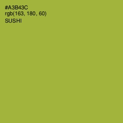 #A3B43C - Sushi Color Image